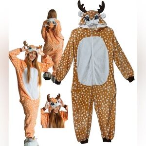 Cute Kids Deer Onesie Costume